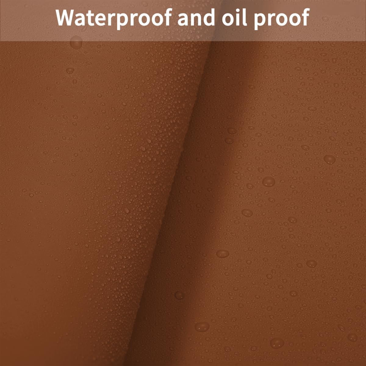 Table Protector Pad for Dining Room Table - Can Be Used On Both Sides Waterproof and Easy to Clean Good Flatness Used for Dining Table(Brown+Gray 46x96)