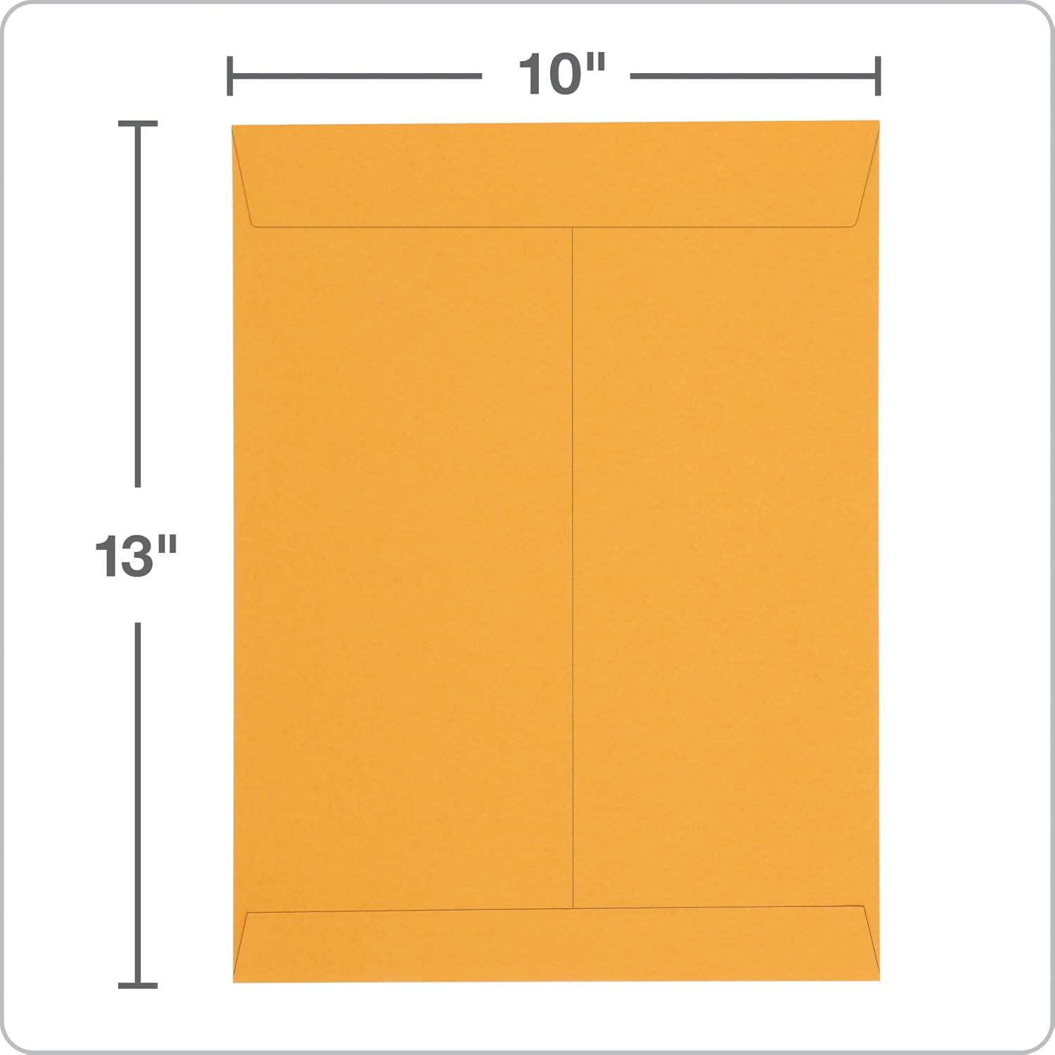 Columbian 10 x 13 Catalog Envelopes with Self Seal Closure, 28 lb Brown Kraft, for Mailing Flat Letter Size Documents or Photos, 100 Per Box (COLO335) - Lumora Desk