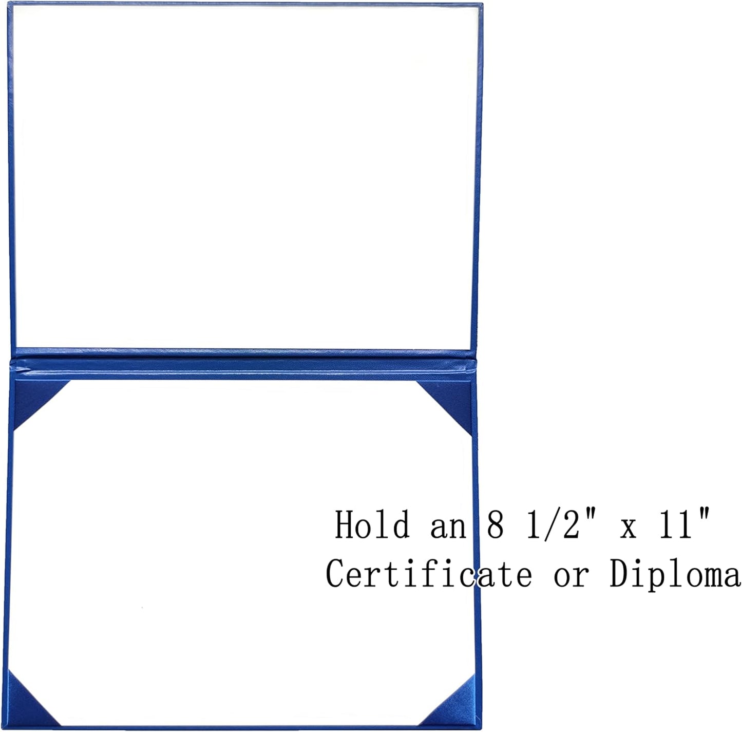 Smooth Diploma Certificate Cover 8 1/2" x 11" Royal Blue