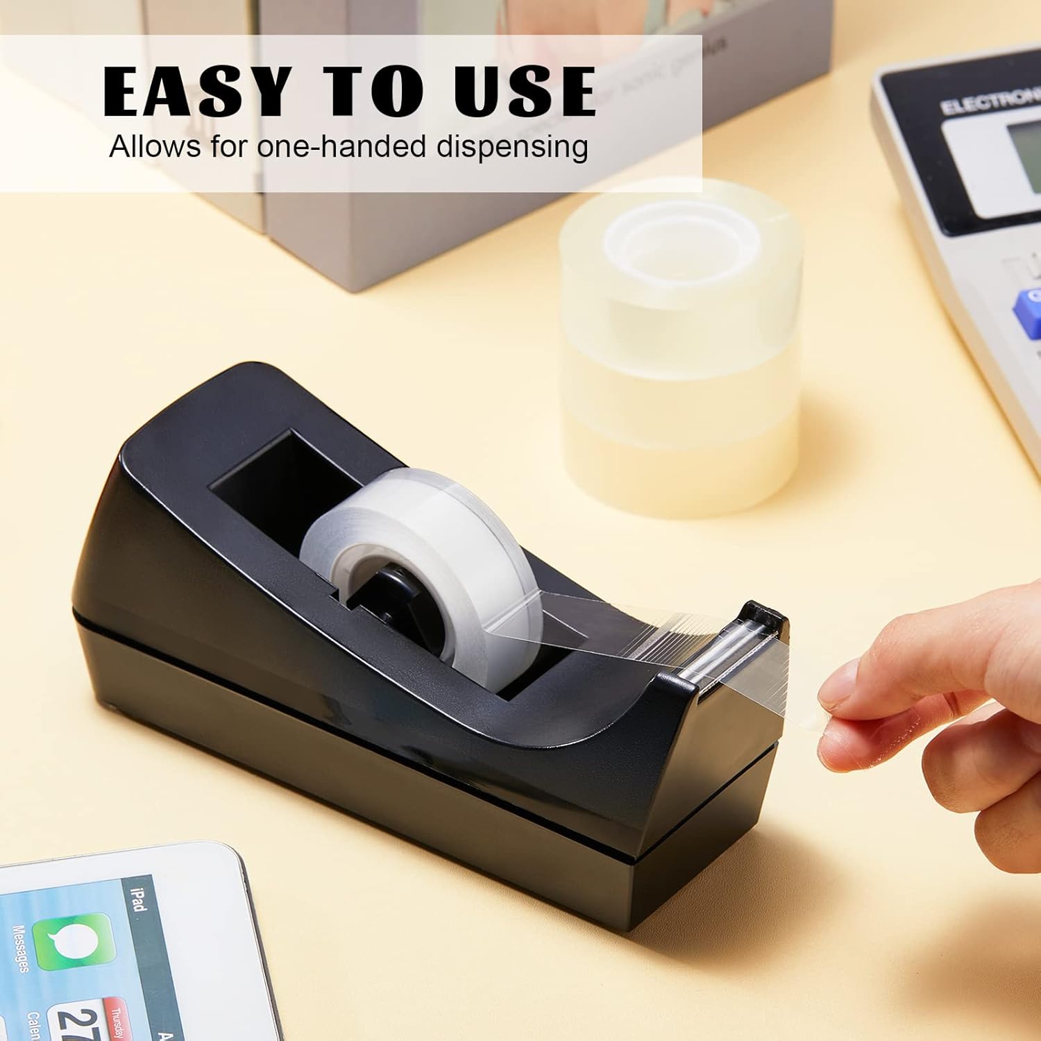 20 Pack Desktop Tape Dispenser Tape Roll Non Skid Base Tape Dispensers for Office Home School (Tape Not Included) - Lumora Desk