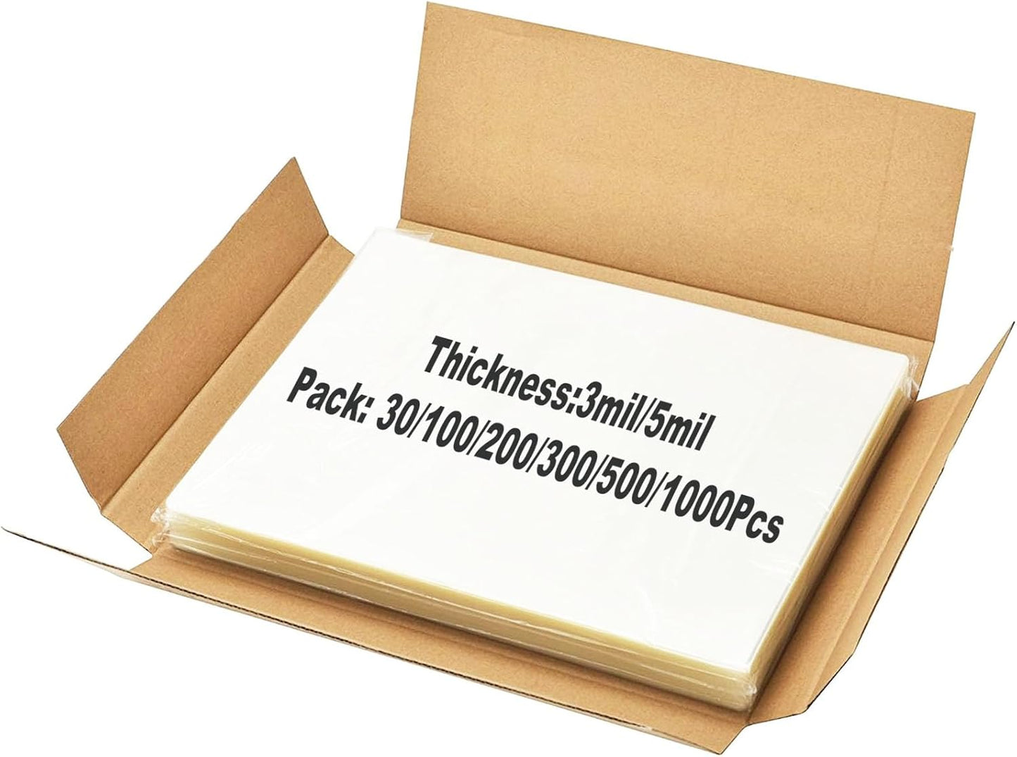 Thermal Laminating Pouches, 30 Pack Laminating Sheets for Use with Thermal Laminators, 9 x 11.5 Inches, Letter Size Sheets, 5-mil Thickness