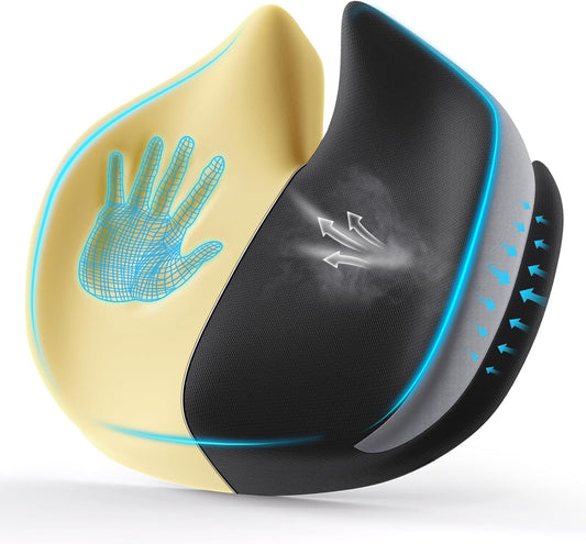 Benazcap Large Seat Cushion for Office Chair Memory Foam Coccyx Pain Relief Cushion Pillow for Back Support Non-Slip Seat Pad