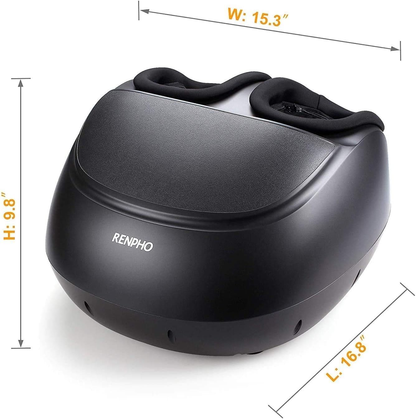 RENPHO Foot Massager Machine with Heat, Shiatsu Foot Massager for Plantar Fasciitis, Fathers Day Dad Gifts for Men, Cordless Control, FSA Eligible HSA Store Eligible, Up to Size 13