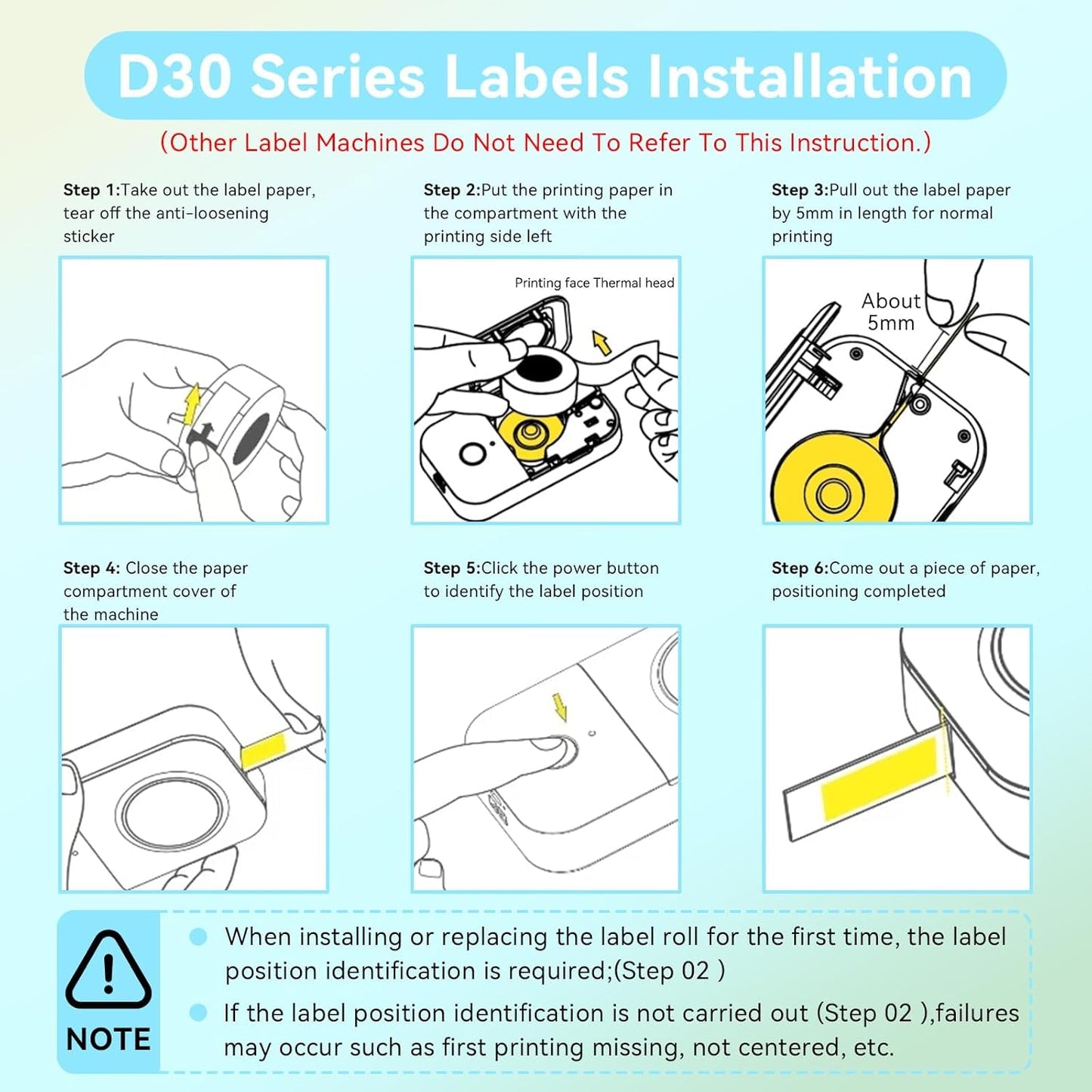 Label Maker Tape Refill 15mm 0.47 Standard Laminated Thermal Label Tape Replacement 0.59"×1.57"(15×40mm), 1650 Labels/10Rolls/Pack, High Definition Labeling Tape for Home Office School Hotel
