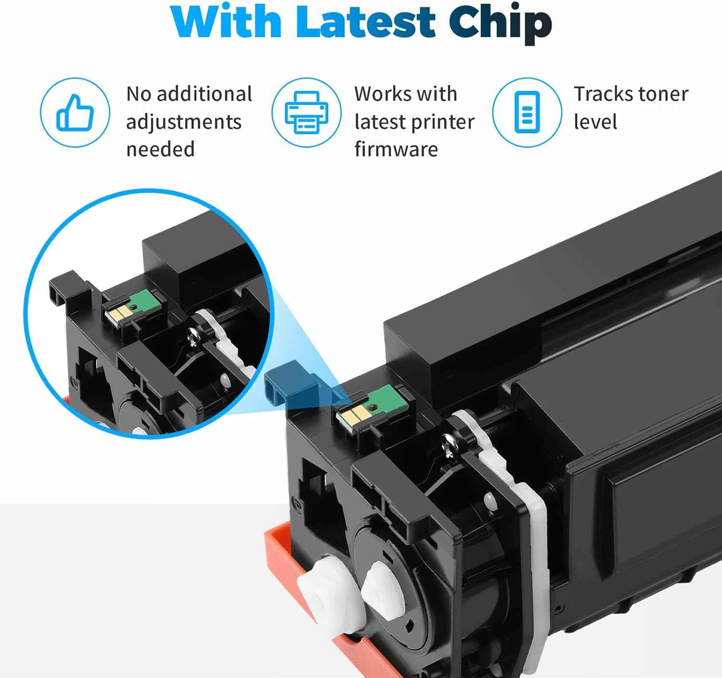 Compatible 054H Toner Cartridge Black Replacement for Canon 054 054H Toner Cartridge Compatible with Color ImageClass MF644Cdw LBP622Cdw MF642Cdw MF641Cdw MF641Cw Printer, 2-Black