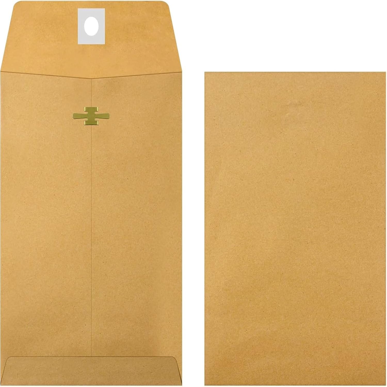 Frienda 4 Sizes Clasp Envelopes Kraft Paper Catalog Clasp Envelope with Closure for Filing, Storing or Mailing Documents, 50 Pieces (6 x 9 In, 9 x 12 In, 10 x 13 In, 12 x 15.5 In,Brown) - Lumora Desk