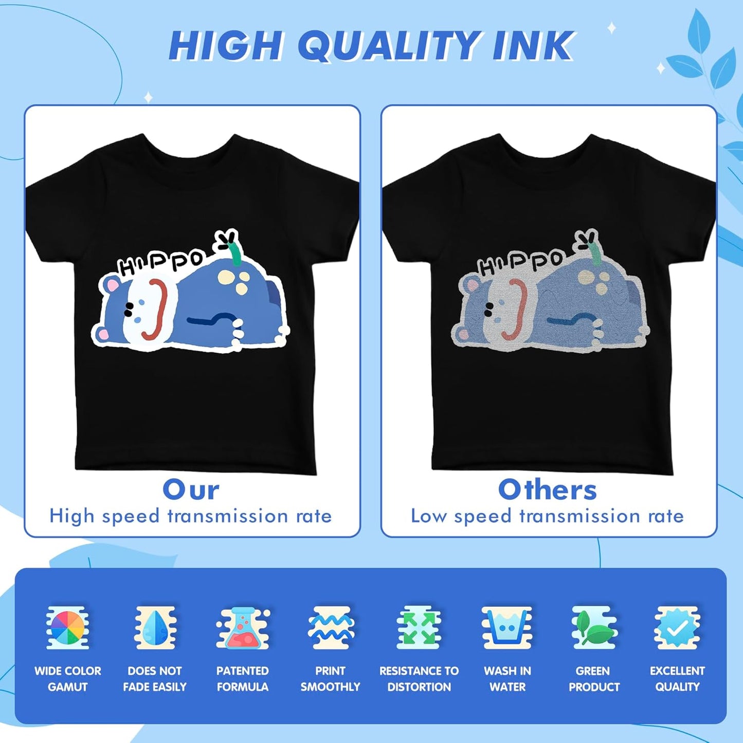 500 ml Premium DTF White Ink, DTF Transfer White Ink for PET Film, Refill Ink for Printheads L1800,ET-8550, XP-15000, XP600, I3200, Heat Transfer Printing Direct to Film(500ml 16.9oz)
