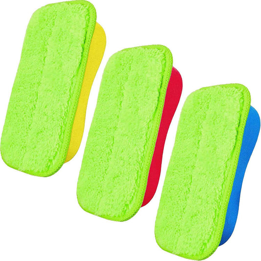 Zonon 3 Pcs Pcs Chalk Eraser Bulk Chalk Board Chalkboard Erasers Dust Free for Blackboard Dry White Board Whiteboard Magnetic Reusable for Classroom Markers, Home and Office (Blue)