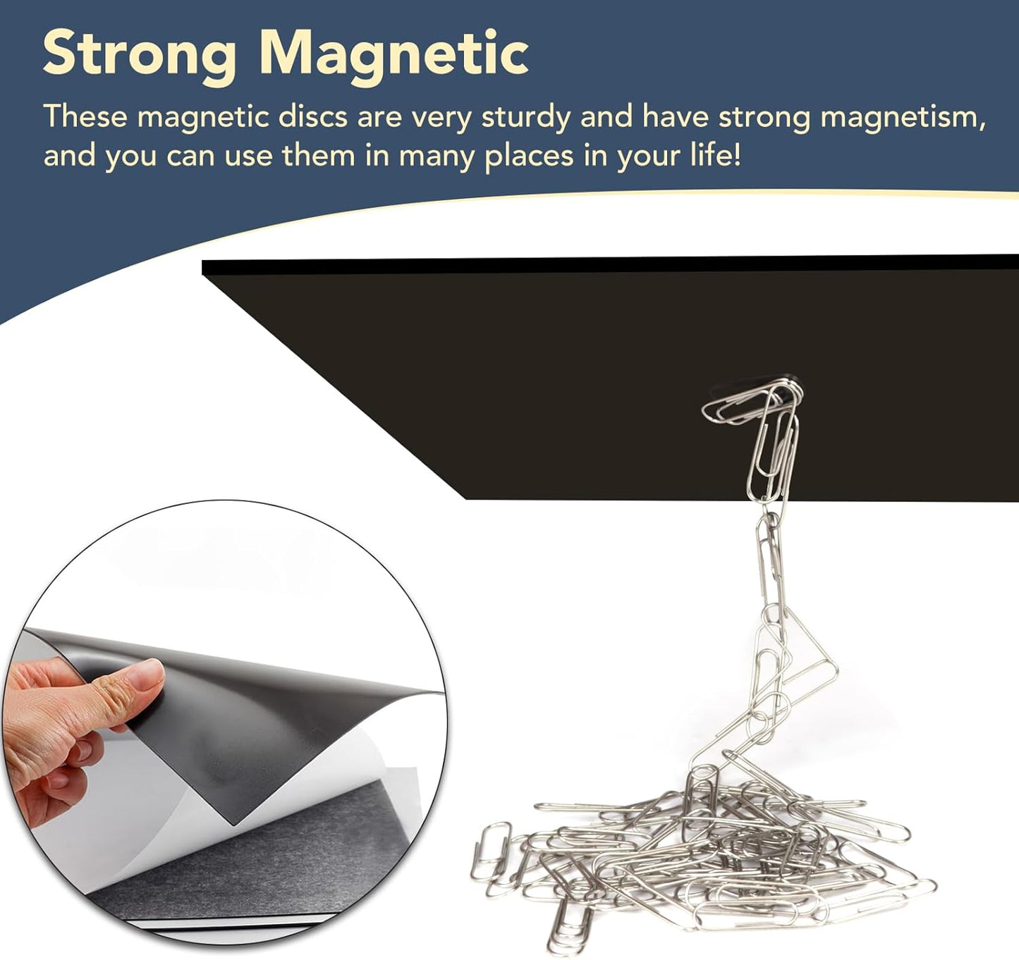 DIYMAG 8Pack Magnetic Adhesive Sheets, Magnetics Sheet with Adhesives Backing, 8x10 Inch Flexible Magnet for Crafts Photos and Die Storage Easy to Cut