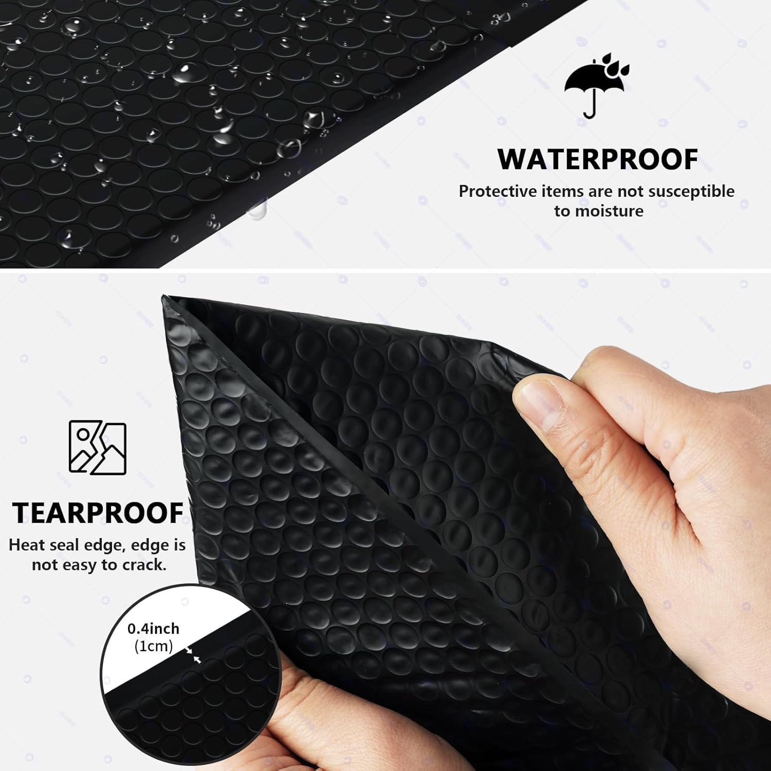 Bubble Mailers 8.5x11inch 40Pack Black Bubble Mailers Self-Seal Padded Mailing Envelopes Bubble Opaque Padded Mailer for Small Businesses to Package and Mail Jewelry Cosmetics#2 - Lumora Desk