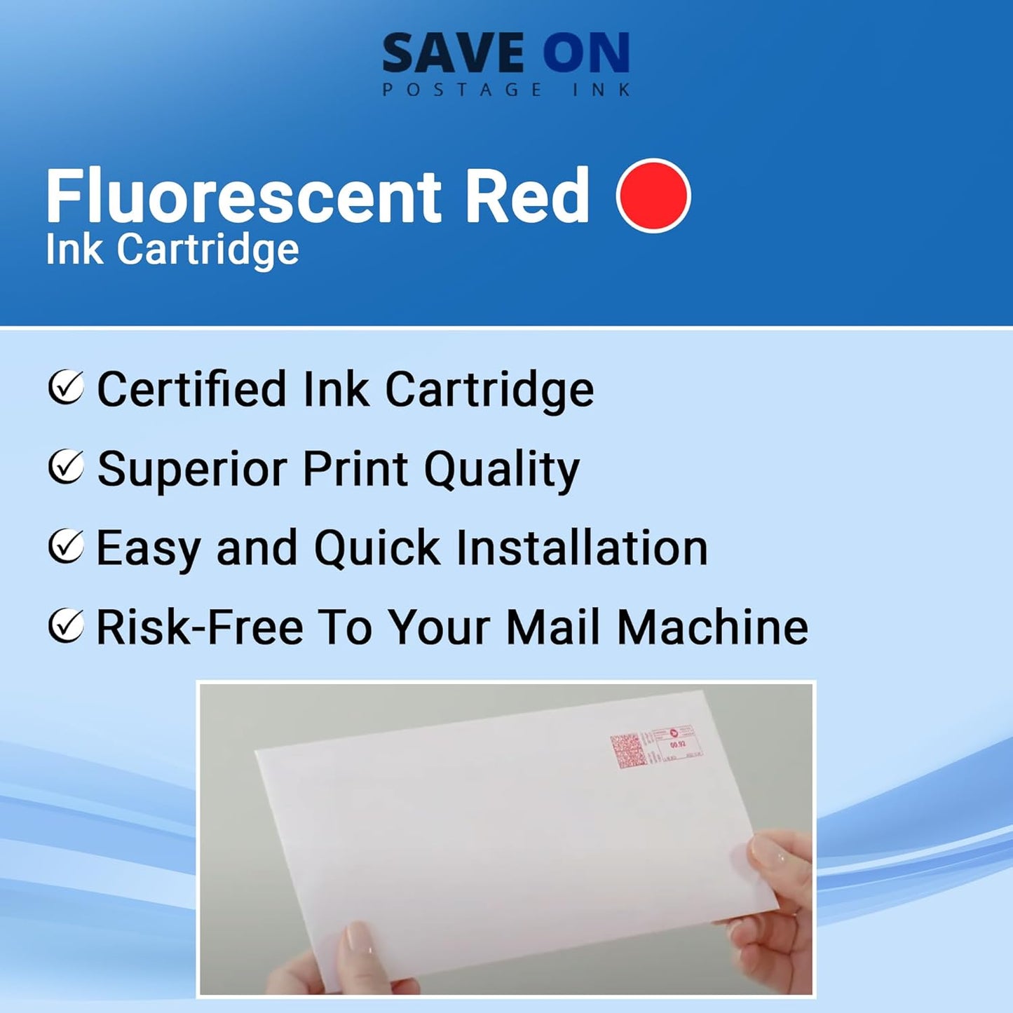 Save On Postage Ink Compatible ININK67HC Quadient Neopost Compatible Ink Cartridge - High Capacity for in Series 600/700/750 Mailing Machine Bases