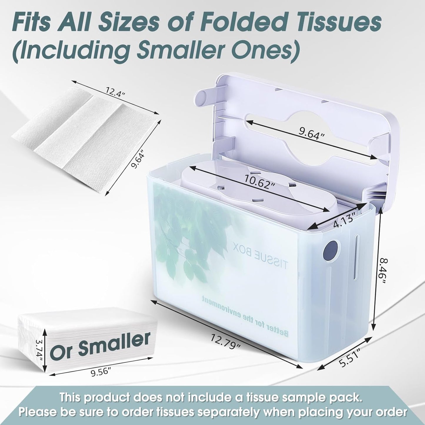 Multifold Paper Towel Dispenser Countertop, Napkin Dispenser for Restaurant, Large Capacity Single-Sheet Hand Towel Dispenser, Trifold & C Fold Paper Towel Holder for Kitchen & Bathroom