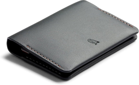 Bellroy Under Cover (slimline leather card wallet/holder with card storage, quick access slot, plus space for folded bills) - Everglade