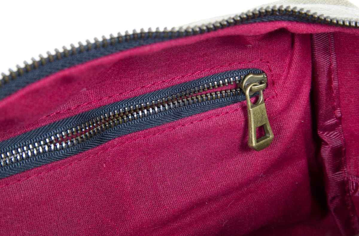 FAT FELT the DOPP KIT | Waxed Cotton Canvas shave and toiletries bag with leather handle