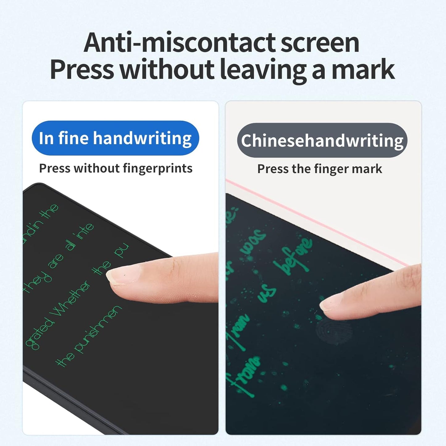 Mini LCD Writing Tablet, 6.5in Erasable Reusable Electronic Drawing Pads, Electronic scratchpad for Kids and Adults. Black.