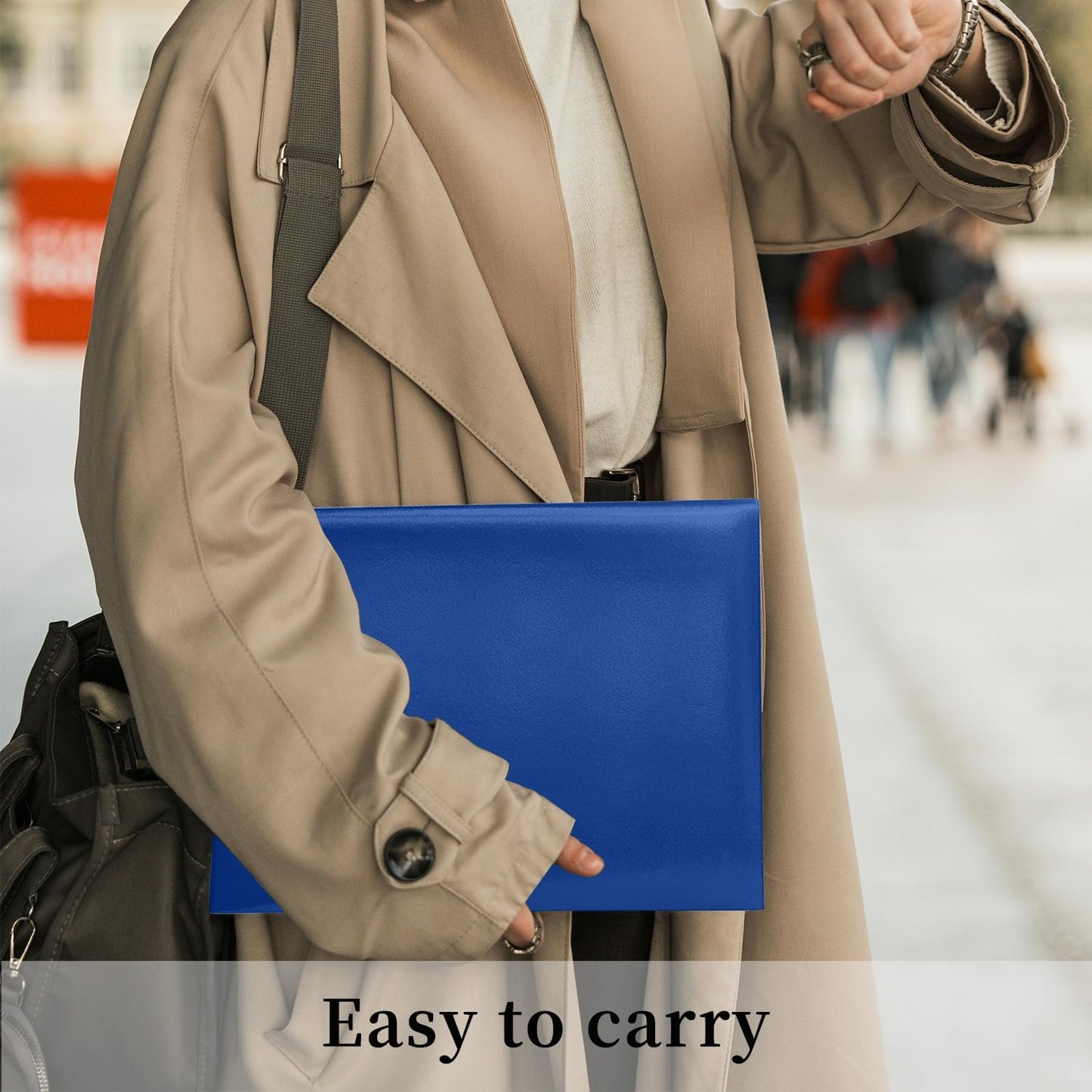 Certificate Holders 8.5"x11" Graduation Diploma Cover Document Leather Folders,Royal Blue-2 Pack