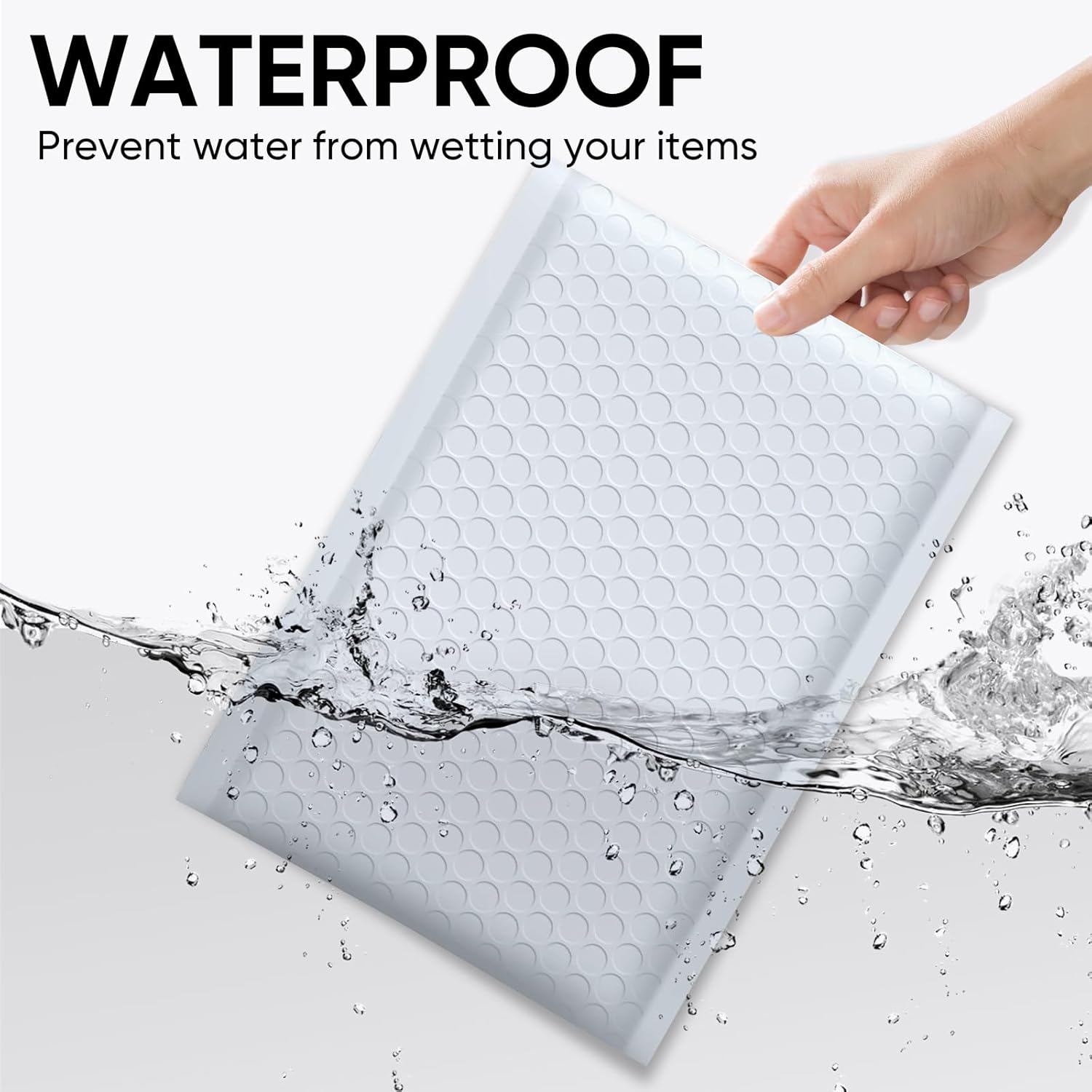 CHMI White Bubble Mailers 8.5 x 12 Inch 100 Pack, Usable Size 8.25X12 Inch Poly Mailers,Mailing Envelopes,Shipping Mailer，Opaque Self Seal Adhesive Waterproof Bags for Packaging and Shipping. - Lumora Desk