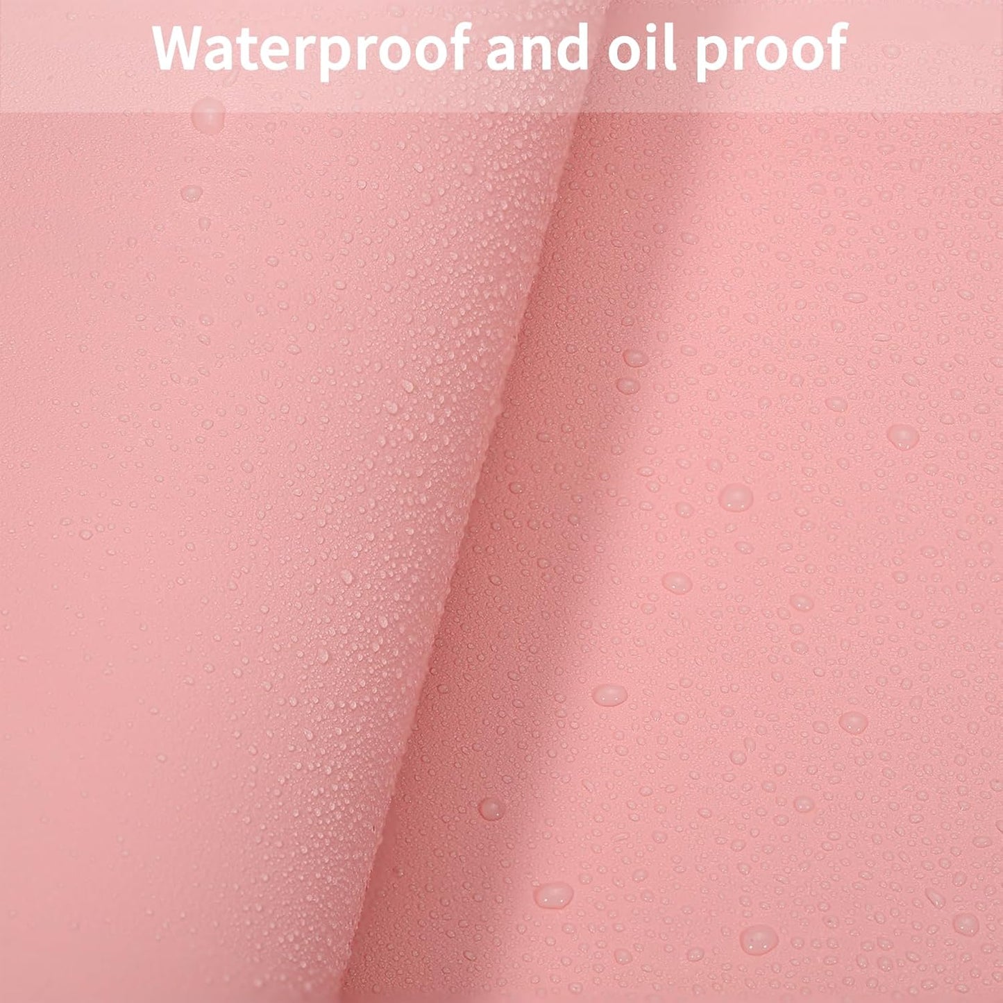 Leather Table Cover,1.8mm Thick,30x48 Inch Desk Cover,Large Desk Mat,Table Protector,Table Cover Protector,Desk Top Cover,Table Tops Cut to Size(Pink+Silvery,30x48)