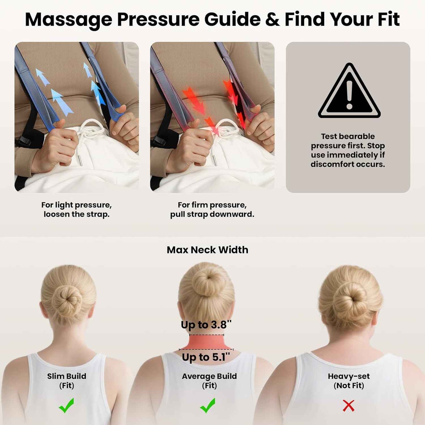 BOB AND BRAD iNeck Pro Cordless 4D Shiatsu Neck Massager with Heat for Pain Relief, FSA Eligible HSA Deep Tissue Kneading for Neck, Shoulder & Back, 190 Min Long Battery Life, for Office, Travel Gifts