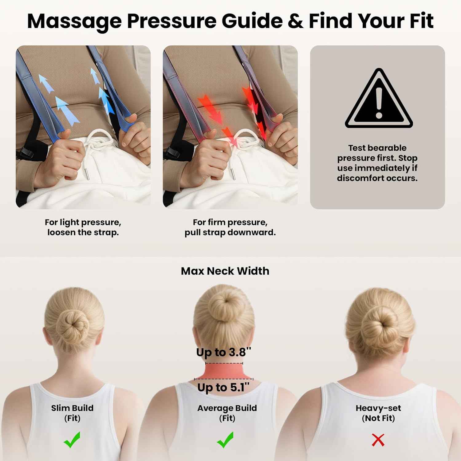 BOB AND BRAD iNeck Pro Cordless 4D Shiatsu Neck Massager with Heat for Pain Relief, FSA Eligible HSA Deep Tissue Kneading for Neck, Shoulder & Back, 190 Min Long Battery Life, for Office, Travel Gifts