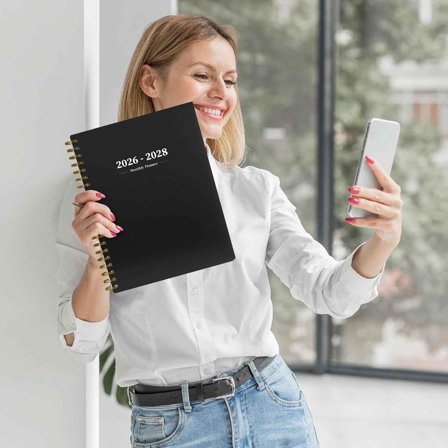 2026-2028 Monthly Planner - 2 Year Monthly Planner Calendar 2026-2028, Jul 2026 - Jun 2028, 8.5" x 11", 24 Months, Spiral-Bound, Tabs, Holidays, Notes, Ideal for School Office Home Planning