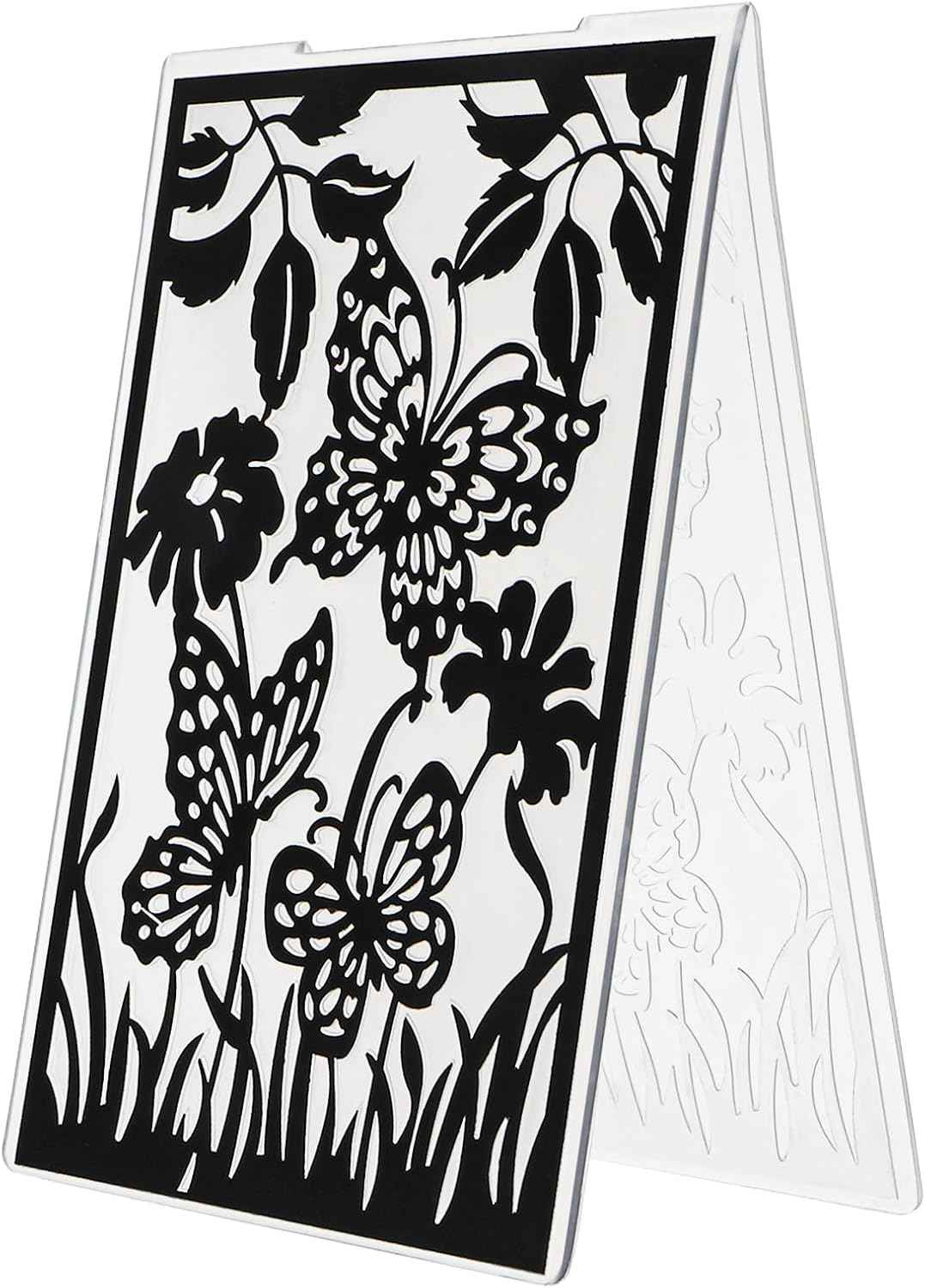 Hedume 16 Pieces Embossing Folders, 5.9" x 4.1" Embossing Machine Template Paper Card Folder, Classic Style Plastic Template Cards for Card Making, DIY Flower Scrapbook, Photo Album, Craft Decoration