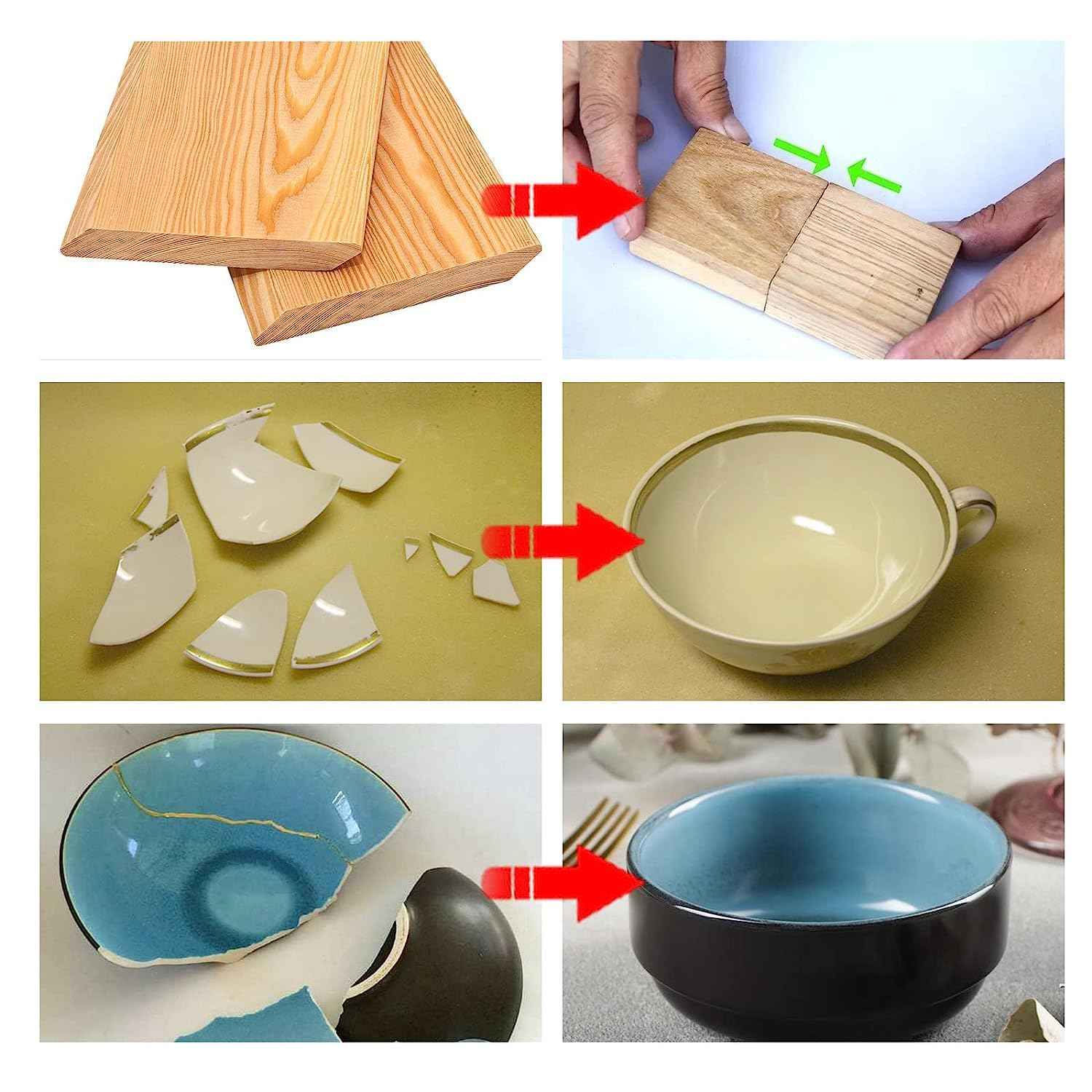 Jue-Fish Multifunctional Glue, Welding High-Strength Oily Glue, Universal Super Glue, Instant Bonding, Strong Adhesion, Repairs Last Long Time for Metal, Wood, Ceramics,Leather, Glass (clear4pc)