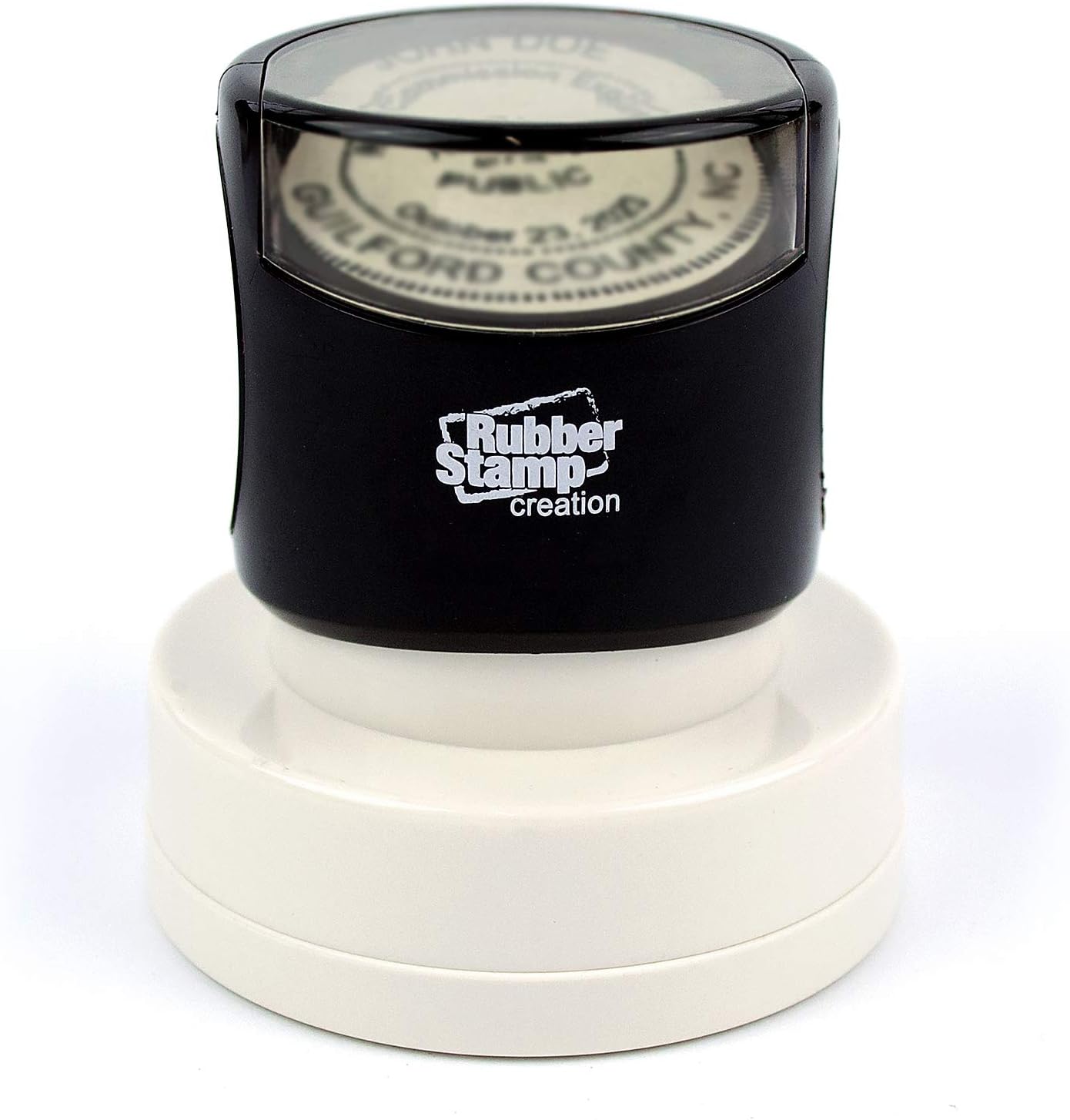 MaxMark Round Notary Pre-Inked Stamp for State of Kansas