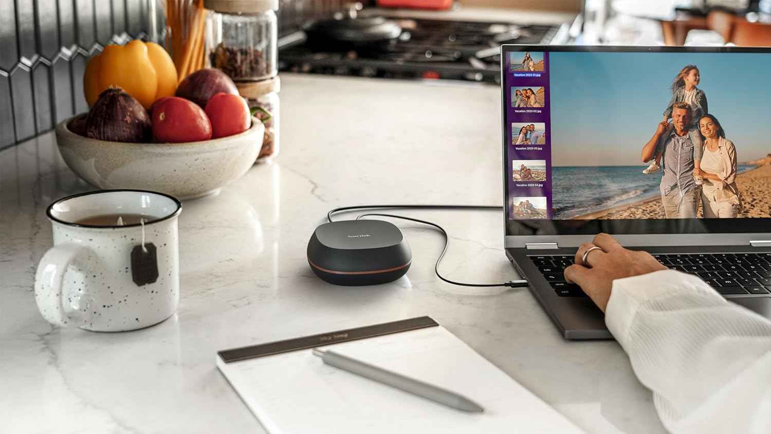 SANDISK 8TB Desk Drive SSD – Desktop External Solid State Drive, Up to 1000MB/s, USB-C, USB 3.2 Gen 2 - SDSSDT40-8T00-NA25