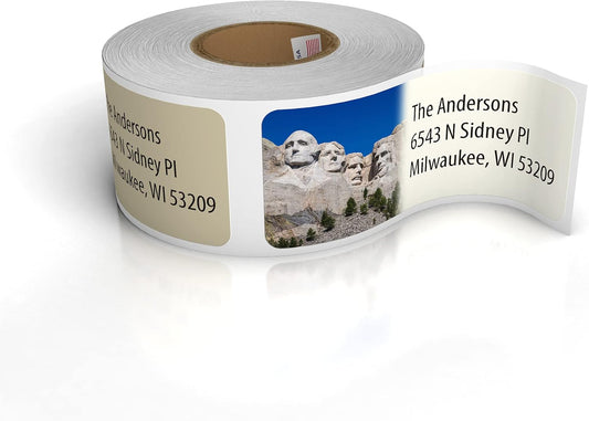 Customized Personalized Address Labels - Made in The USA by Kenco (250 Labels, All American) - Lumora Desk