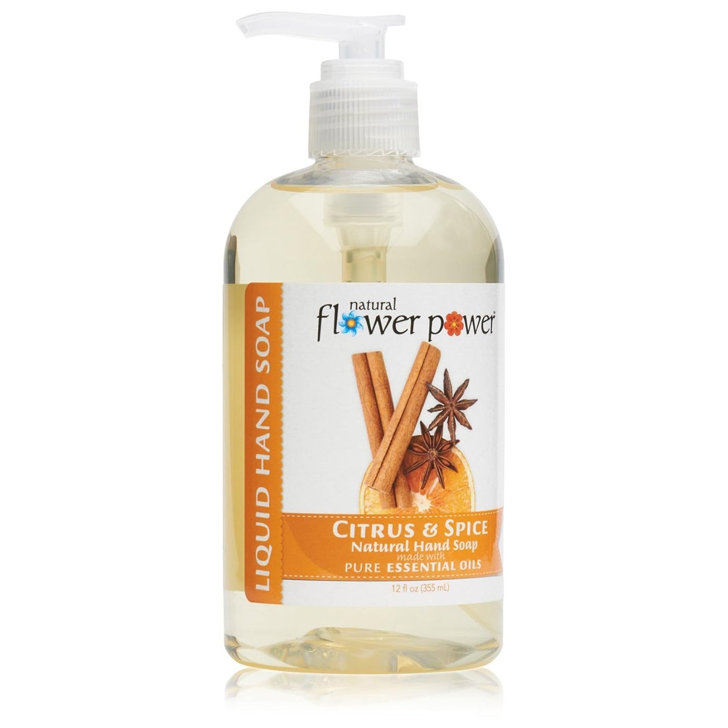 Liquid Hand Soap – Plant-Derived and Bio-Based Formula – Sulfate-Free, pH-Balanced, Vegan 3 Pack – Citrus & Spice – 3 x 12 oz
