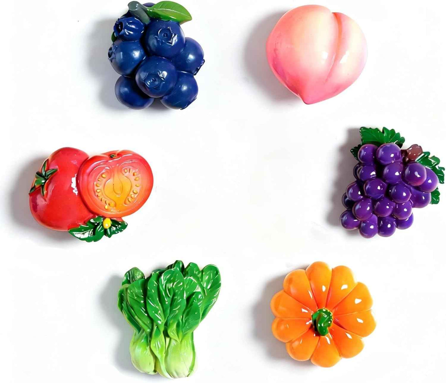 6 Pcs Cute Funny Fridge Magnets - Strong Refrigerator Magnets for Home Kitchen & Office Decor - Adorable Magnetic Decorations for for Whiteboard & Blackboard, Students, Families & Gift Lovers