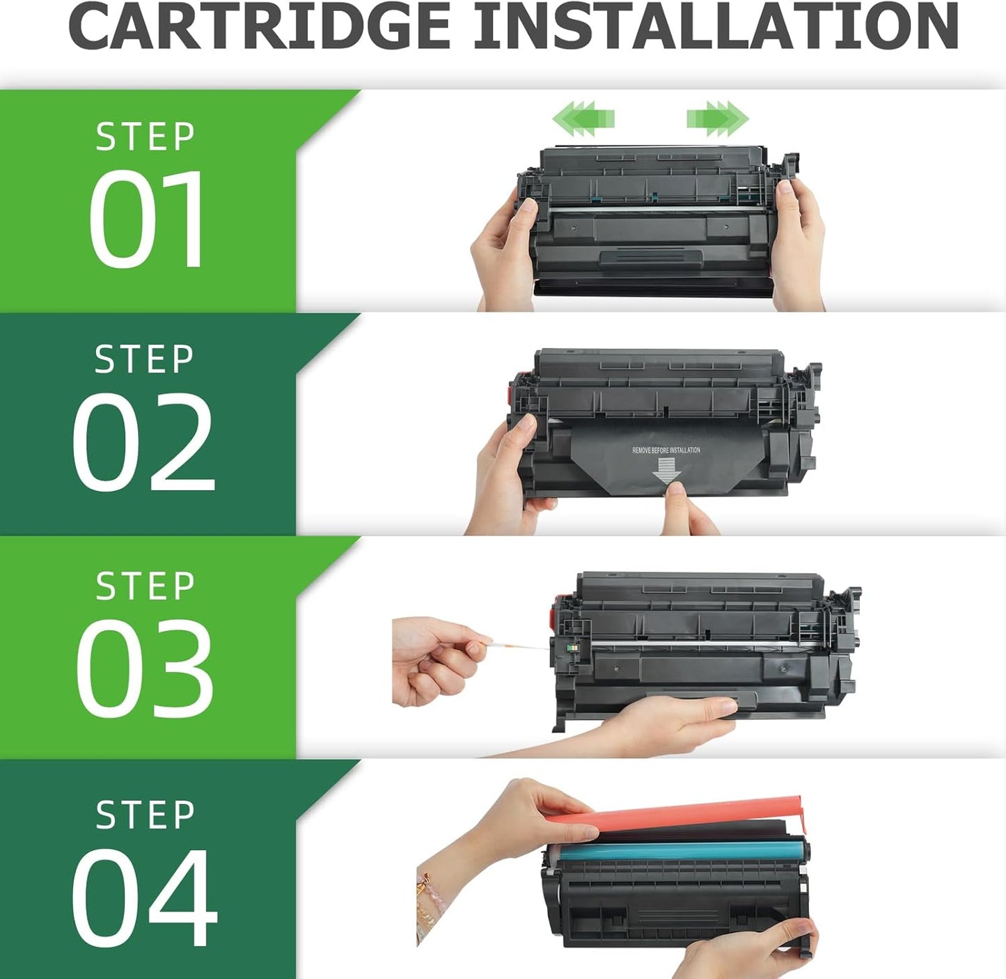 Aztech 26X CF226X Toner Cartridge Compatible Replacement for HP 26X CF226X 26A CF226A for HP LaserJet Pro M402n M402dw M402dn Pro MFP M426fdw M426fdn M426dw Printer (Black 4-Pack)