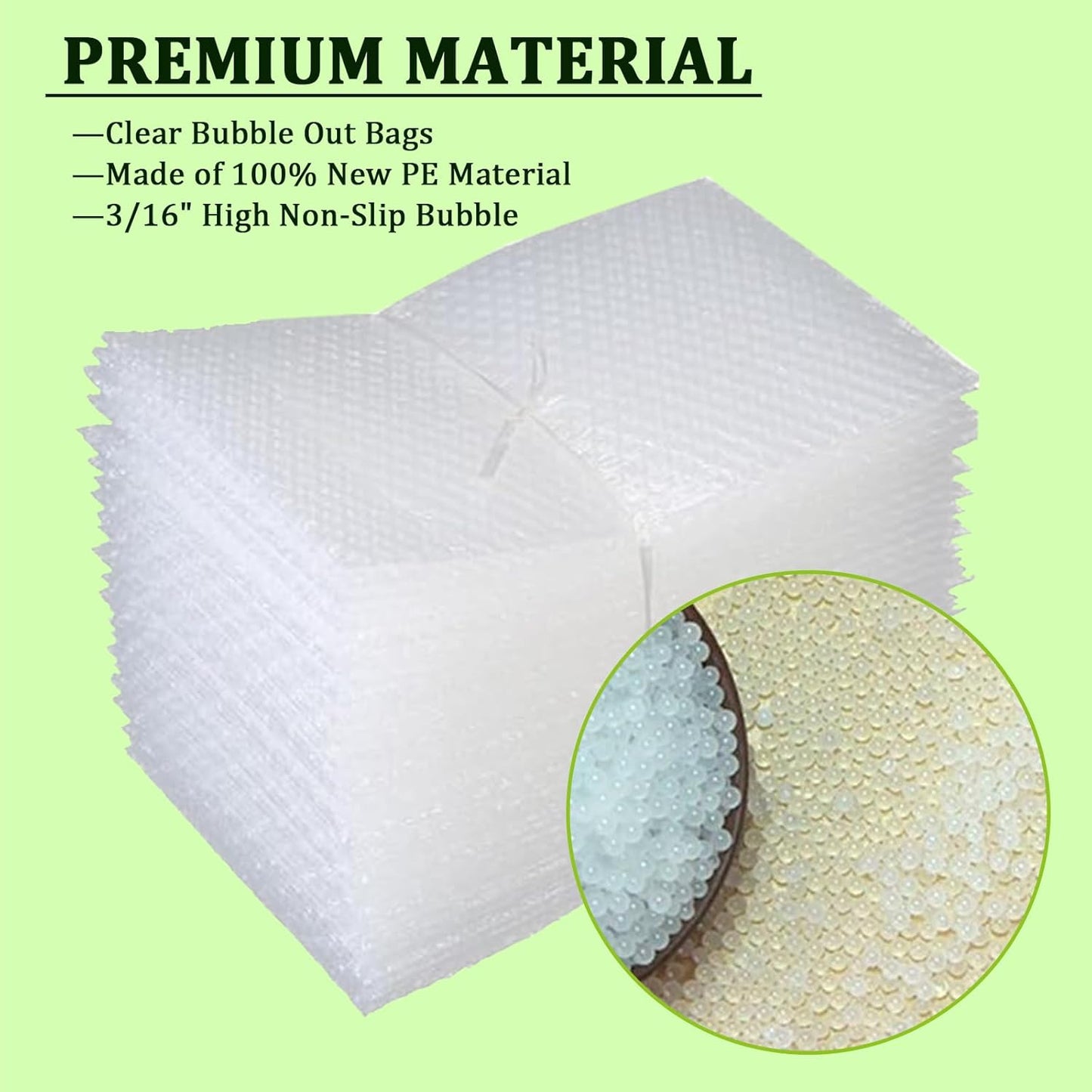 Bubble Out Bag16x20 Inch, 16 Pack Clear Bubble Pouches Wrap bags for Packaging, Double Walled Shockproof Bubble Cushioning Wrap Bag for Packing, Storage and Moving Supplies for Dishes
