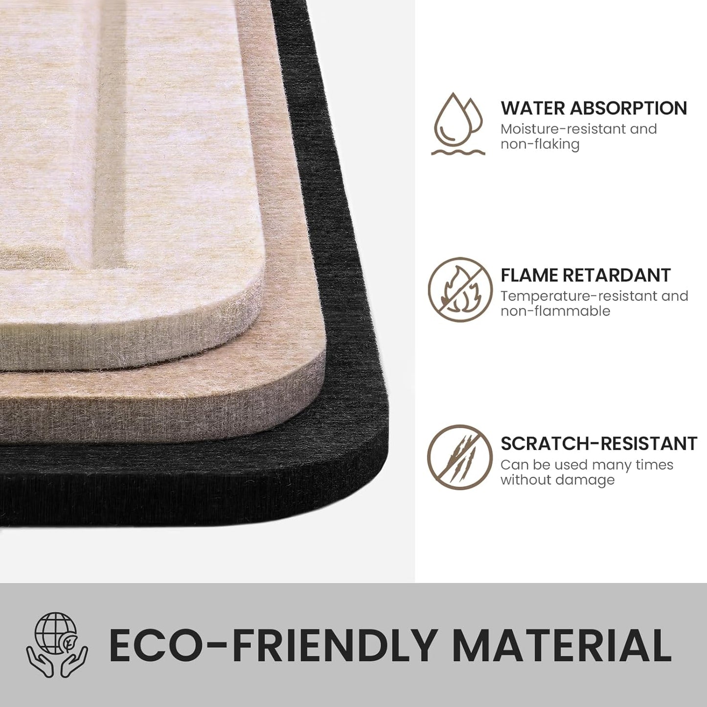 Large Bulletin Board, 48 X 36 Inches Felt Cork Board with 40 Pushpins, Foldable Felt Notice Pin Board Photo Display Board with Self-Adhesive Tape for Office Home School