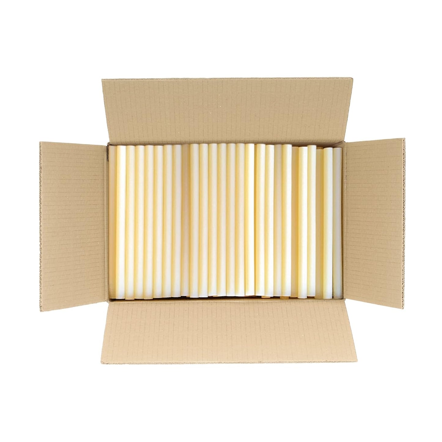 ASA Hot Glue Sticks for Glue Gun - 5/8" x 10" | High-Strength Hot Gun Sticks Adhesive for Corrugated Materials | Industrial Grade for Packaging & Woodworking | Pack of 266
