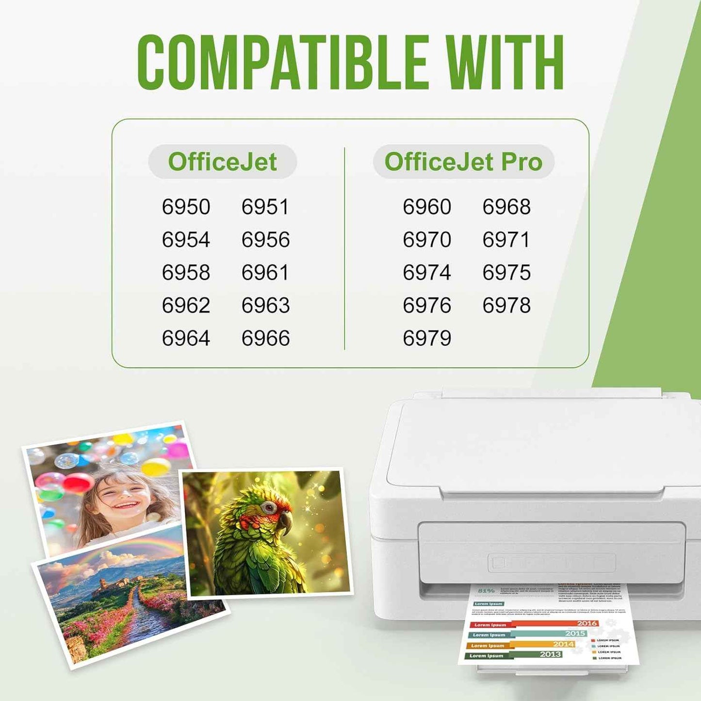 Starink 902 902XL Ink Cartridges Replacement for HP 902 Ink Cartridges Combo Pack Compatible with Officejet Pro 6978 6968 6974 6975 6960 Officejet 6951 6954 6956 6958 Printers, 4 Pack, BKCMY