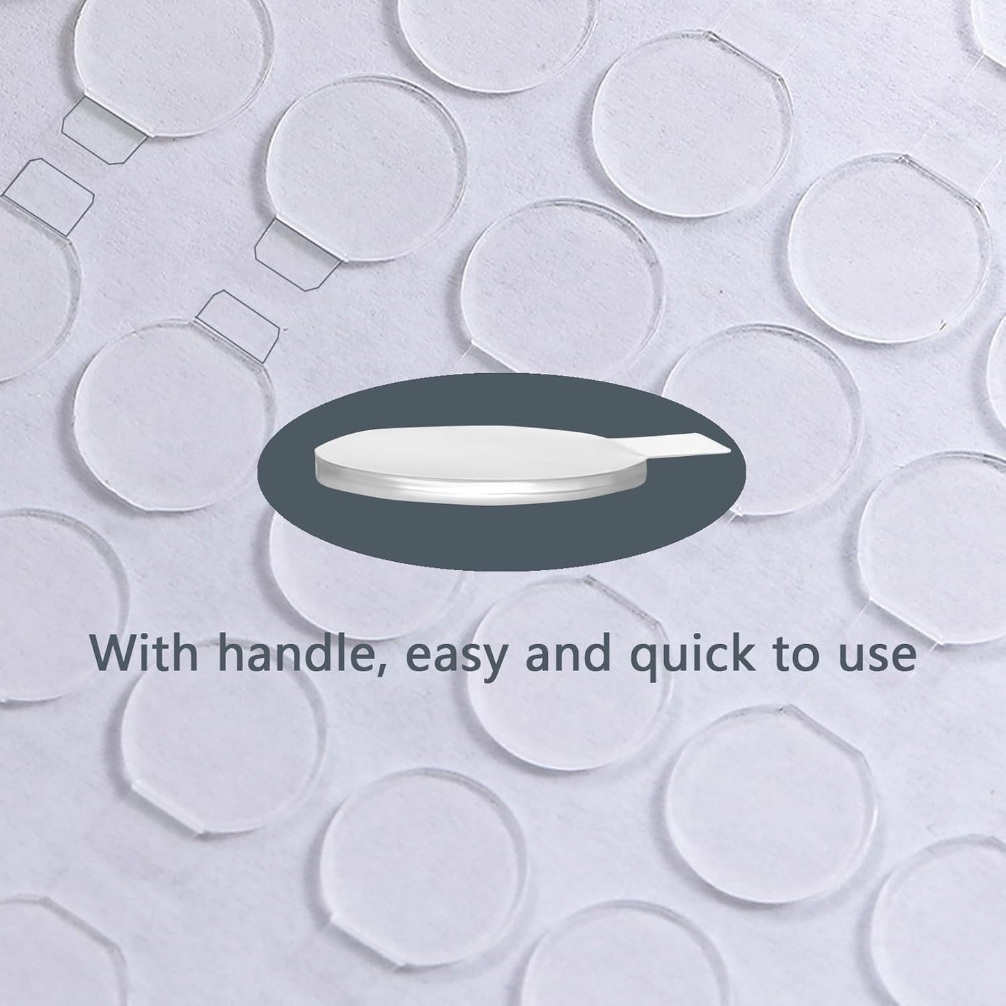 LMJIA Adhesive Stick dots Two-Sided Sided Mounting Putty Stick Tack for Wall Hanging Crafts Balloons Festival Party Decorations,Clean Removable(0.79""*0.79""-840)