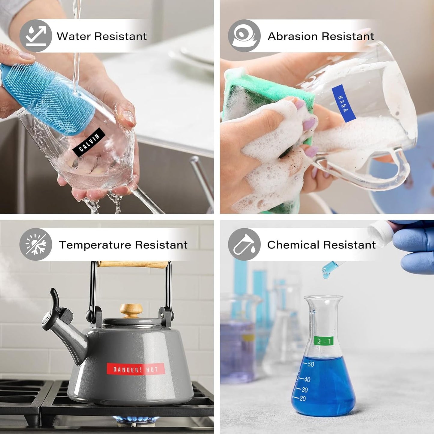 1/2 Embossing Label Tape Compatible for DYMO Colorful 3D Plastic Labels Used in Organizer Xpress Pro 1575 1595 1570, Office Mate II 1540 154000 Embossed Label Makers-5 Pack