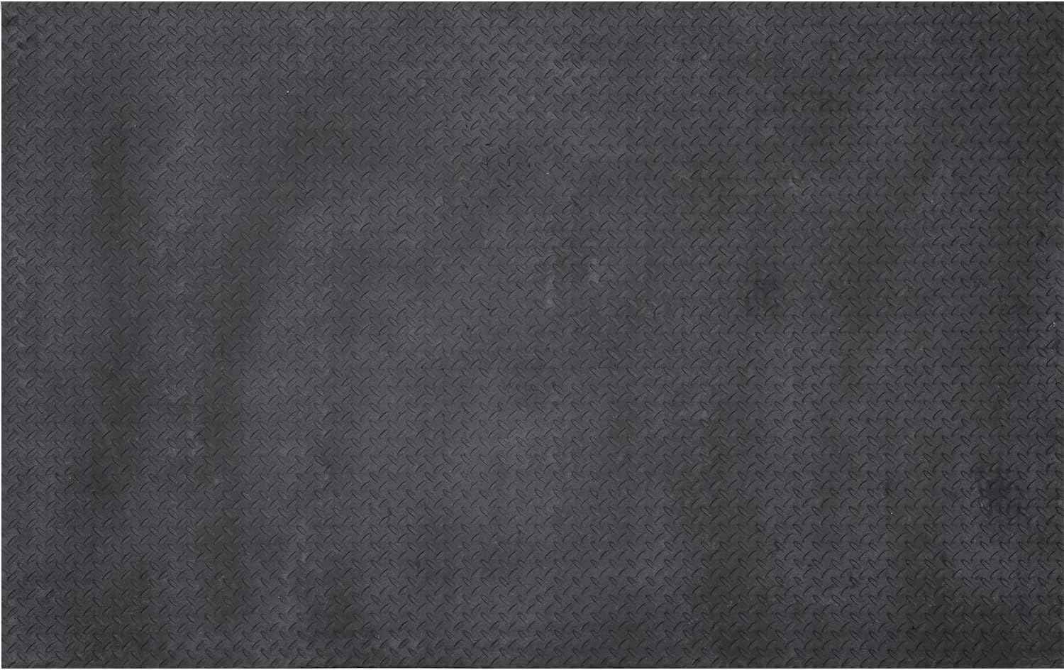 Heavy-Duty Rubber Stable Mat 4x6 Non-Slip Horse & Dairy Mat, 3/4" Thickness, Easy Clean Surface, Livestock Barn Flooring, Durable Utility Mat for Barns, Stalls, Trailers, Made in USA