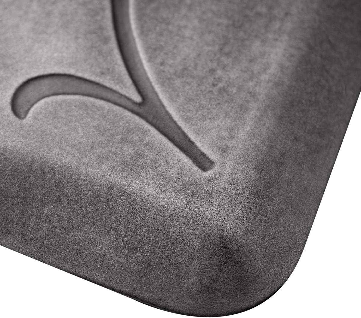 WellnessMats Bella Collection Anti-Fatigue Floor Mat, Polyurethane – Ergonomic Support Pad for Home, Kitchen, Garage, Office Standing Desk – Water Resistant - Made in USA