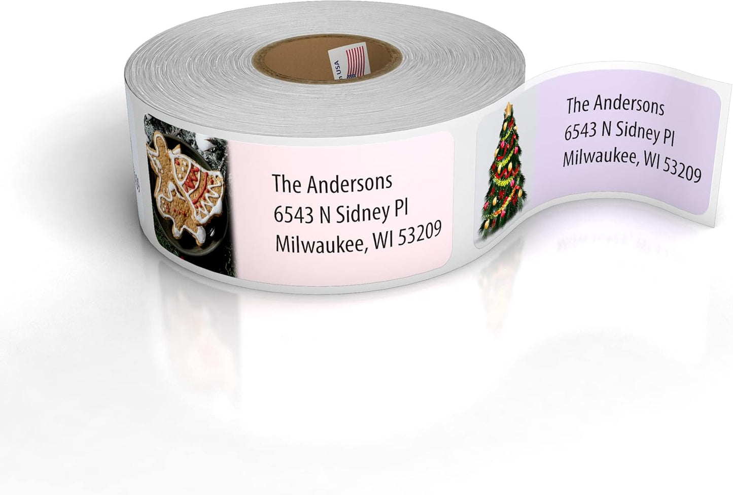 Customized Personalized Address Labels - Made in The USA by Kenco (500 Labels, Christmas) - Lumora Desk