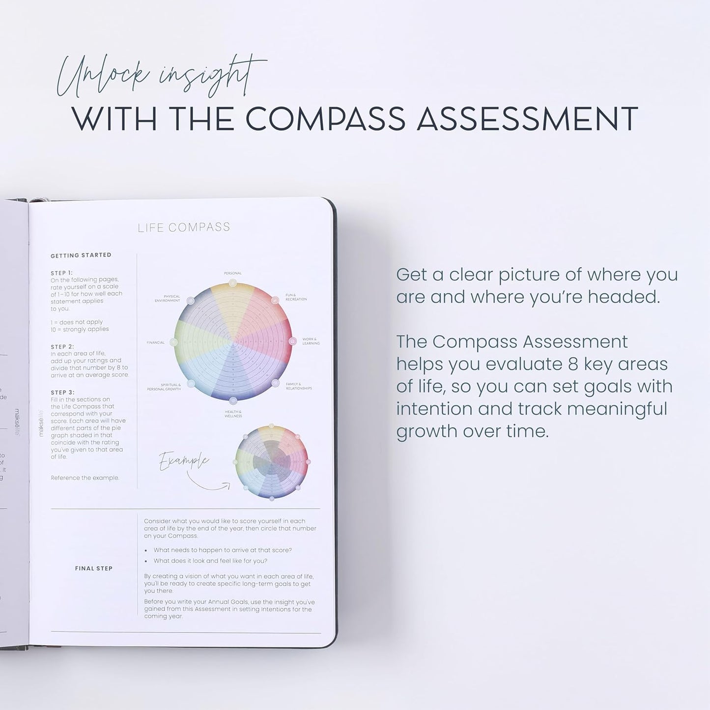 90-Day Quarterly Planner - Entrepreneur Goal Setting & Project Management, Undated 3-Month Productivity Planner for Small Business Owners, Cream