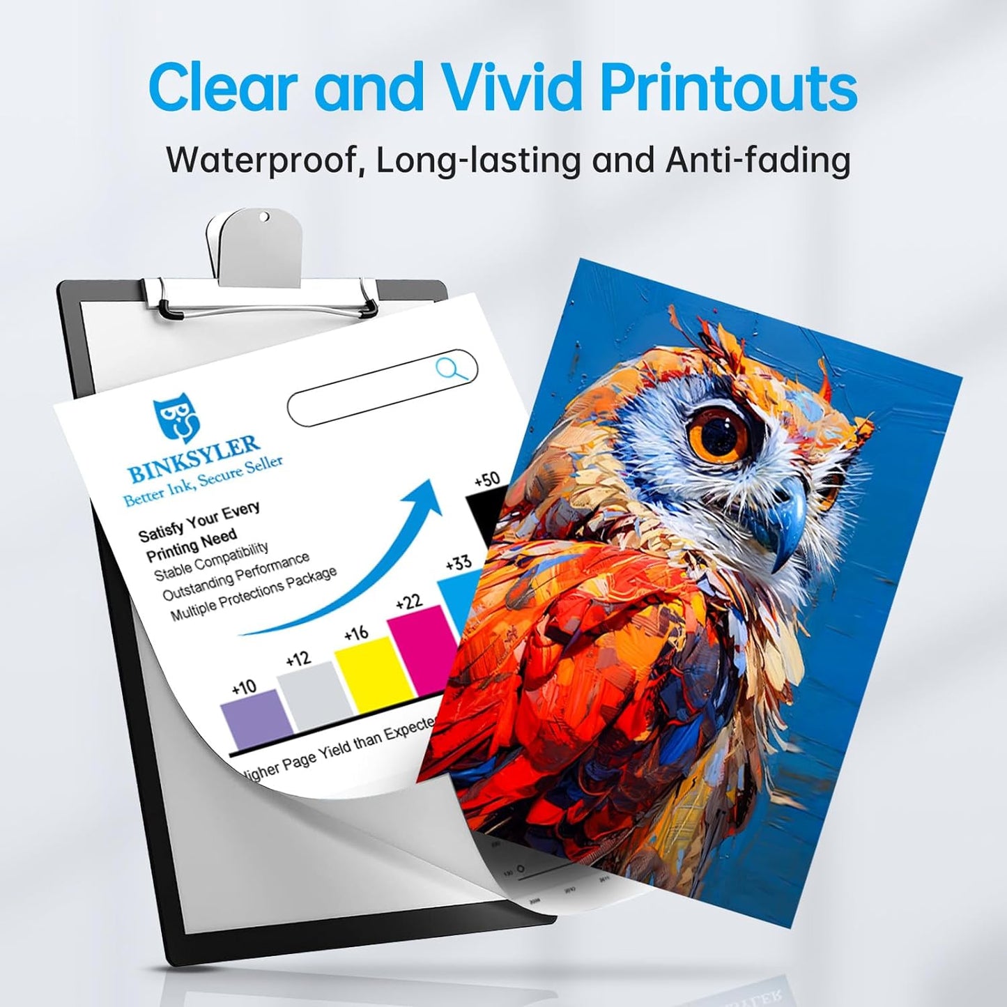 923XL 923e Ink Cartridges Combo Pack with chip, High Yield Replacement for HP 923 923e 923XL Ink Work for HP OfficeJet Pro 8135e 8138e 8139e 8122e 8120 8123 8130 8133 Printers (BK/C/M/Y) 4-Pack