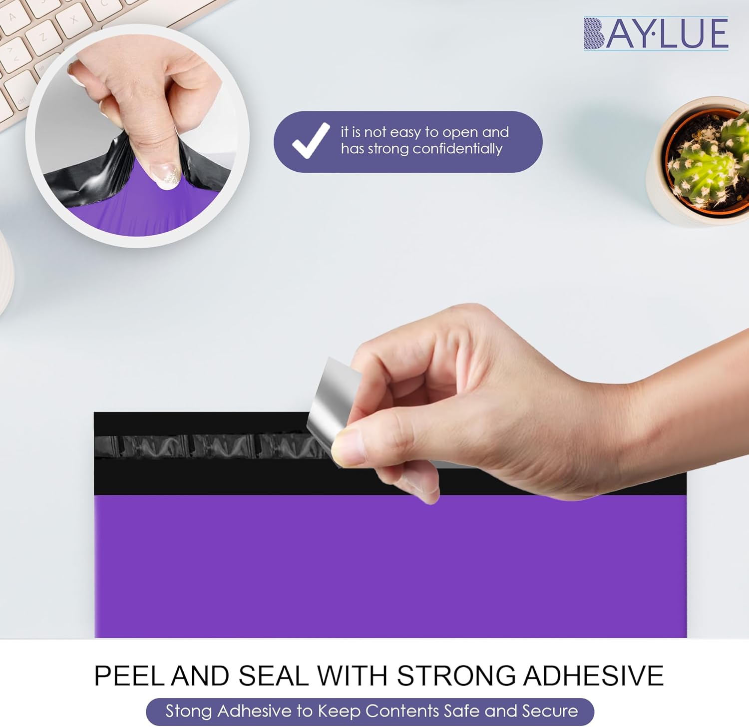Purple Poly Mailers 9x12 Inch | Strong Adhesive Self-Seal mailer Bags | Tamper, Tear, Water Resistant Shipping Envelopes | Thick Strong Material Polymailer Bags Clothing Bag | 1000 Pack Bulk - Lumora Desk