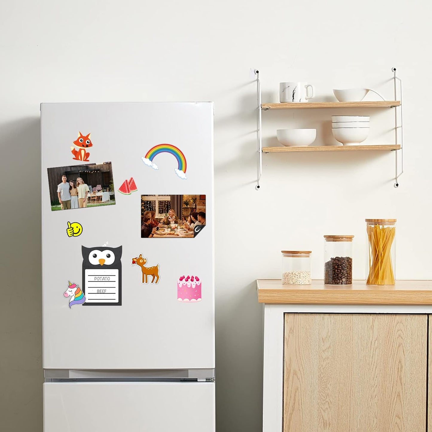 Bulk Printable Magnet Glossy 50 Sheets for inkjet printer Make Refrigerator Photo 13.5mil 8.5 x 11 inches Thick magnetic printer paper for cricut