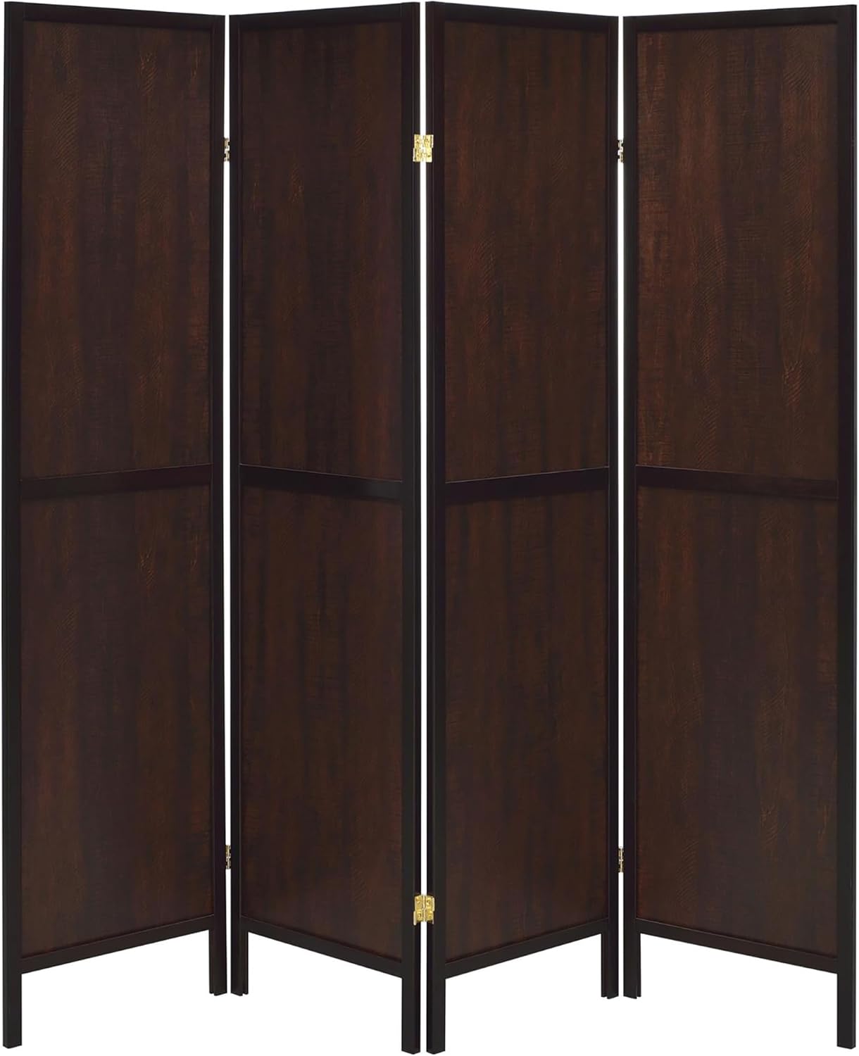 NicBex Room Divider 4 Panel Room Dividers with Sleek Legs Partition Room Dividers and Folding Privacy Screens Wall Divider for Home, Office, Room Separation,69.5"W x 0.75"D x 70.25"H, Rustic Tobacco - Lumora Desk