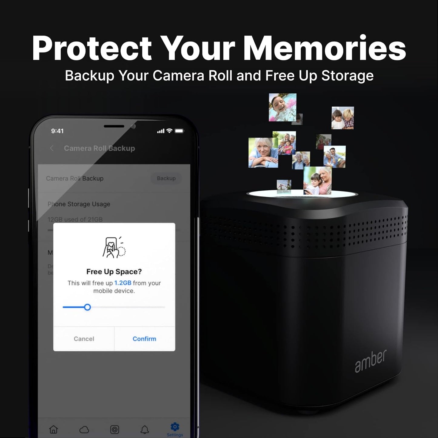 AmberPRO Personal Cloud Storage Device + AC2600 WiFi Router. Dual 2TB Hard Drives with RAID 1 or Optional 4TB with RAID 0. Plex and Home Assistant. iOS/Android/Windows/Mac Compatible. AM1211-2TB