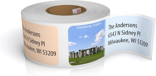 Customized Personalized Address Labels - Made in The USA by Kenco (250 Labels, World Destinations) - Lumora Desk