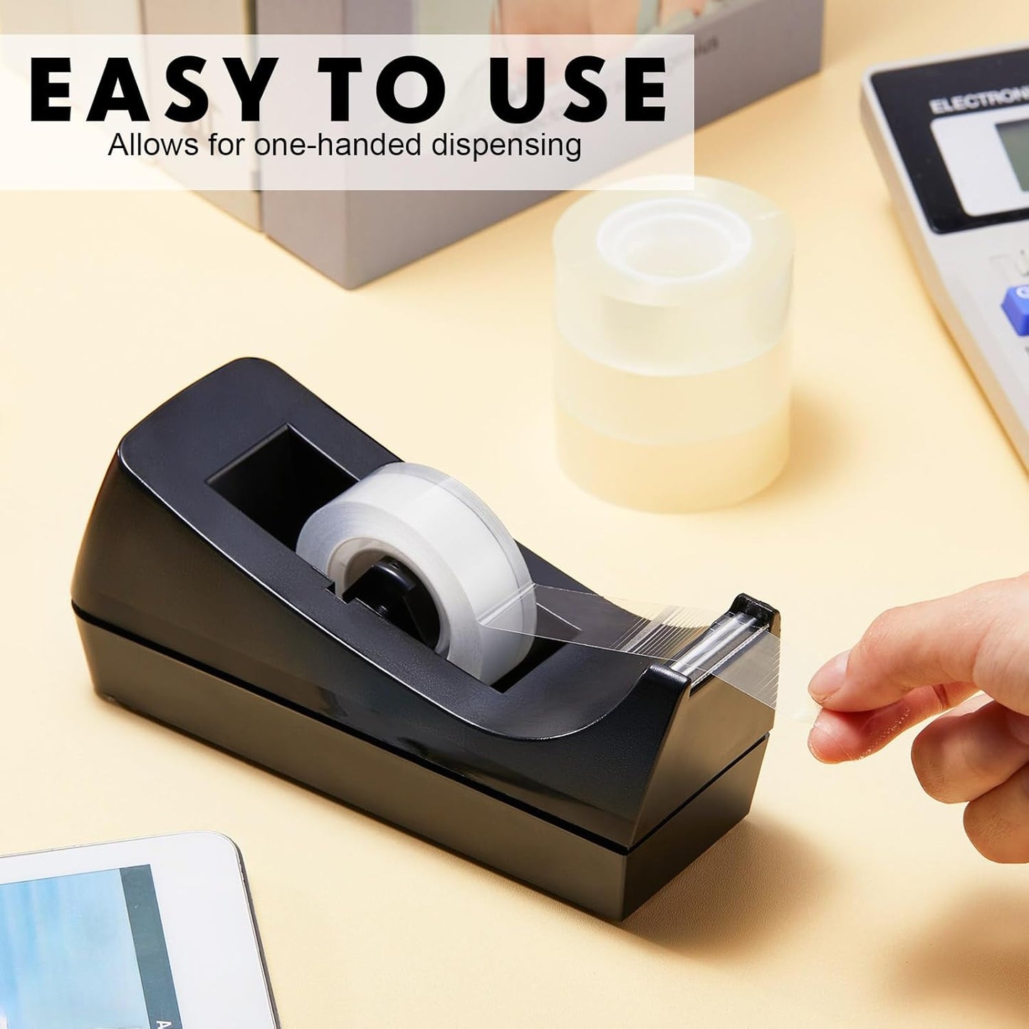 Colarr 30 Pack Desktop Tape Dispenser Non Skid Base Tape Dispensers Desk Tape Dispenser Tape Roll Dispenser for Office Home, Tape Not Included - Lumora Desk